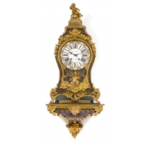 Pendule Louis XV Boulle signée BUNON à Paris