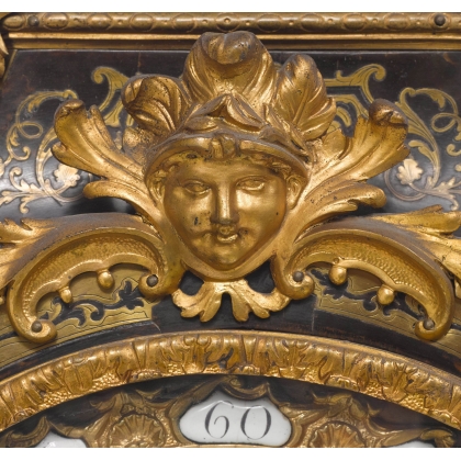 Louis XV Boulle clock, signed ‘BUNON’ in Paris