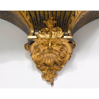 Louis XV Boulle clock, signed ‘BUNON’ in Paris