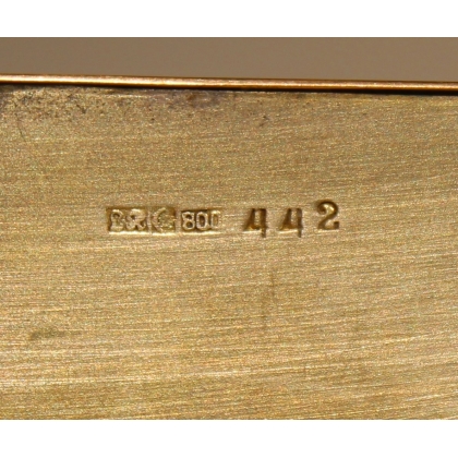 Boite en argent 800 par Louis Kuppenheim