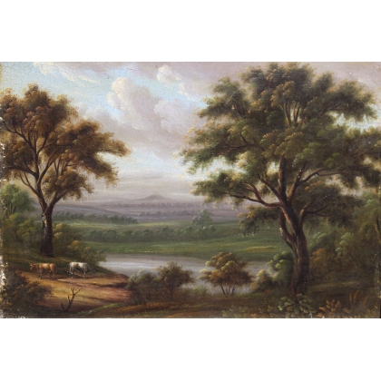 Tableau \"Paysage Flamand\"