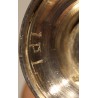 Timbale tulipe en argent décor gravé de coquilles