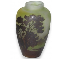 Oval Vase "Landscape", GALLE