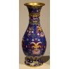 Pair of cloisonné baluster vases