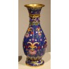 Pair of cloisonné baluster vases