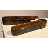 Large Iranian qalamdan pencil case made of papier-mâché