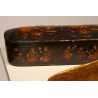 Large Iranian qalamdan pencil case made of papier-mâché