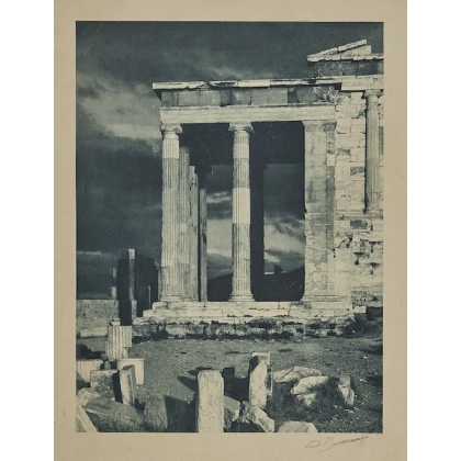 Photographie "Temple en Grèce" signée BOISSONNAS