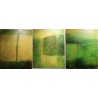 Tableau \"Tryptique\" signé L. GALLAY 96
