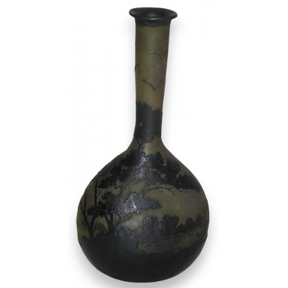 Vase soliflore signé GALLÉ