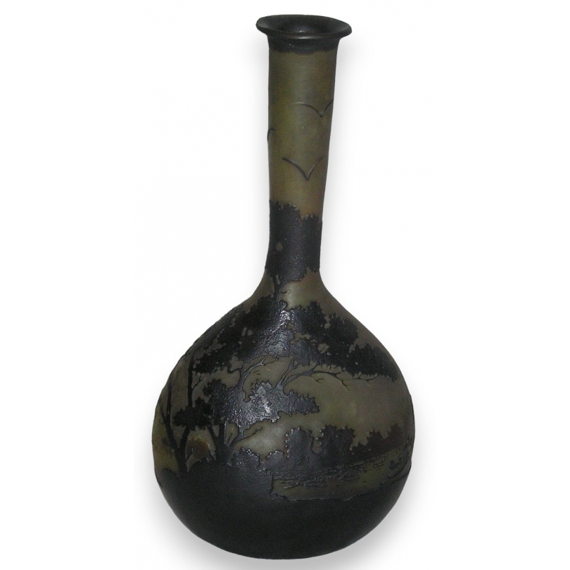  Vase de GALLE soliflore. sur  Moinat SA  - Antiquités décoration