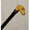 Canne avec petite poignée "Tête de chien"
