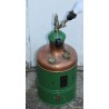 Bombonne "Aerogaz" montée en lampe