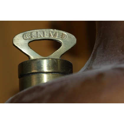 Bombonne "Aerogaz" montée en lampe