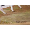 Poya \"Sur l\'alpage\" signée M KUNZI 83