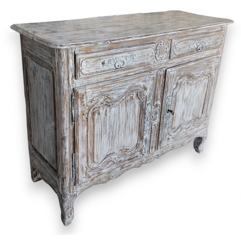  Crédence Louis XV avec 2 portes et 2 tiroirs. sur  Moinat SA  - Antiquités décoration