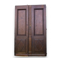 Pair of Directoire doors.