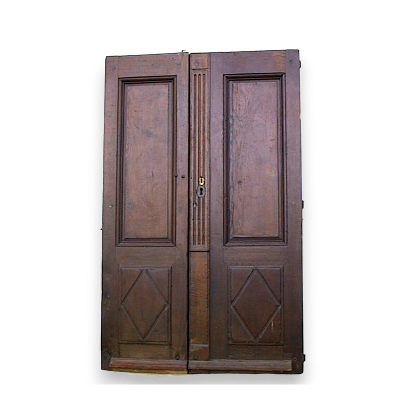 Pair of Directoire doors.