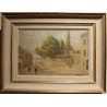 Tableau \"Nyon\" signé S. ROCHAT