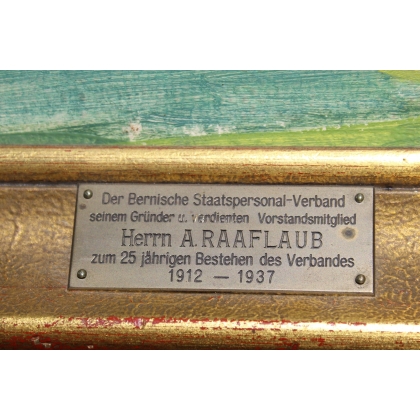 Tableau \"Eiger, Mönch & Jungfrau\" signé BANDI