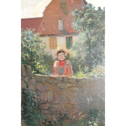 Paintings | Painting: ‘Neuchâtel, Thièle’. Moinat SA  – Antiques and home décor