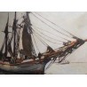 Tableau \"Bateau\" signé Maurice RÉTIF