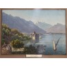 Watercolour engraving ‘Chillon’