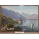 Gravure aquarellée "Chillon"