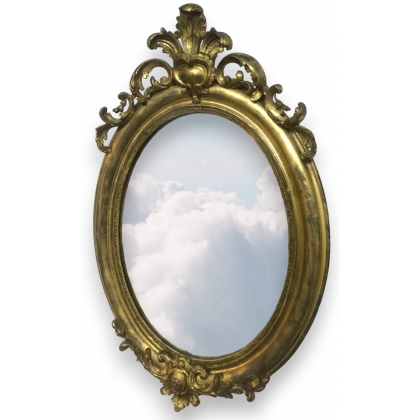  Miroir Napoléon III doré sur  Moinat SA  - Antiquités décoration