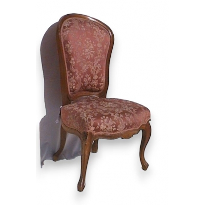 Pair of Louis XV chairs, uphol