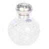 Diamond-cut crystal bottle by CARRS
