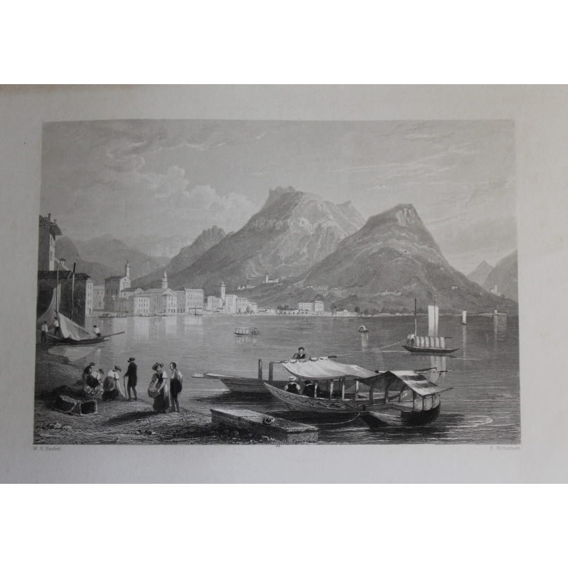 Gravure "Lugano" de BARTLETT