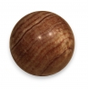 Boule en marbre rouge