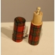 Boite porte-aiguilles en bois tartan Stuart