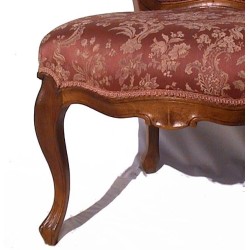 Paire de chaises Louis XV, bernoises.