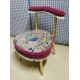 Chaise fumeuse Napoléon III en bois