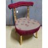 Chaise fumeuse Napoléon III en bois