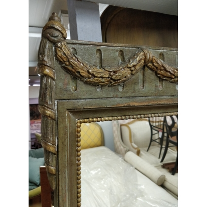  Miroir style Louis XVI en bois sculpté sur  Moinat SA  - Antiquités décoration
