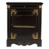 Vitrine Napoléon III en bois noirci