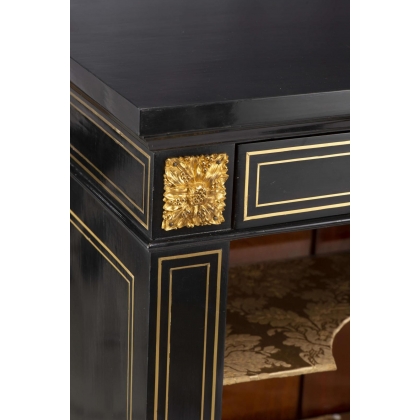 Vitrine Napoléon III en bois noirci