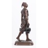 Bronze sculpture entitled ‘Tunisian Water Carrier’, signed DEBUT