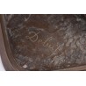 Bronze sculpture entitled ‘Tunisian Water Carrier’, signed DEBUT
