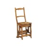 Chaise-escabeau en chêne