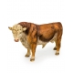 Taureau Hereford en résine
