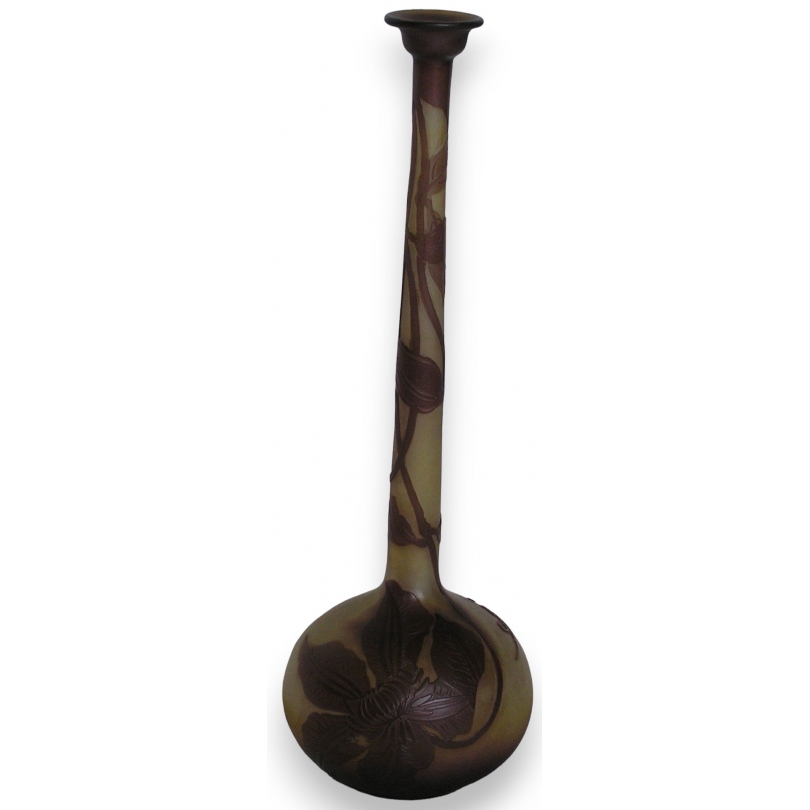  Vase de GALLE, soliflore. sur  Moinat SA  - Antiquités décoration