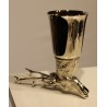 Set of 6 ‘Animal Heads’ cups in nickel-plated brass