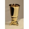 Set of 6 ‘Animal Heads’ cups in gold-plated brass