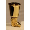 Set of 6 ‘Animal Heads’ cups in gold-plated brass