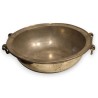 Pewter bowl with handles