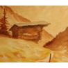 Watercolour painting ‘Raccard’ signed by HOSCH